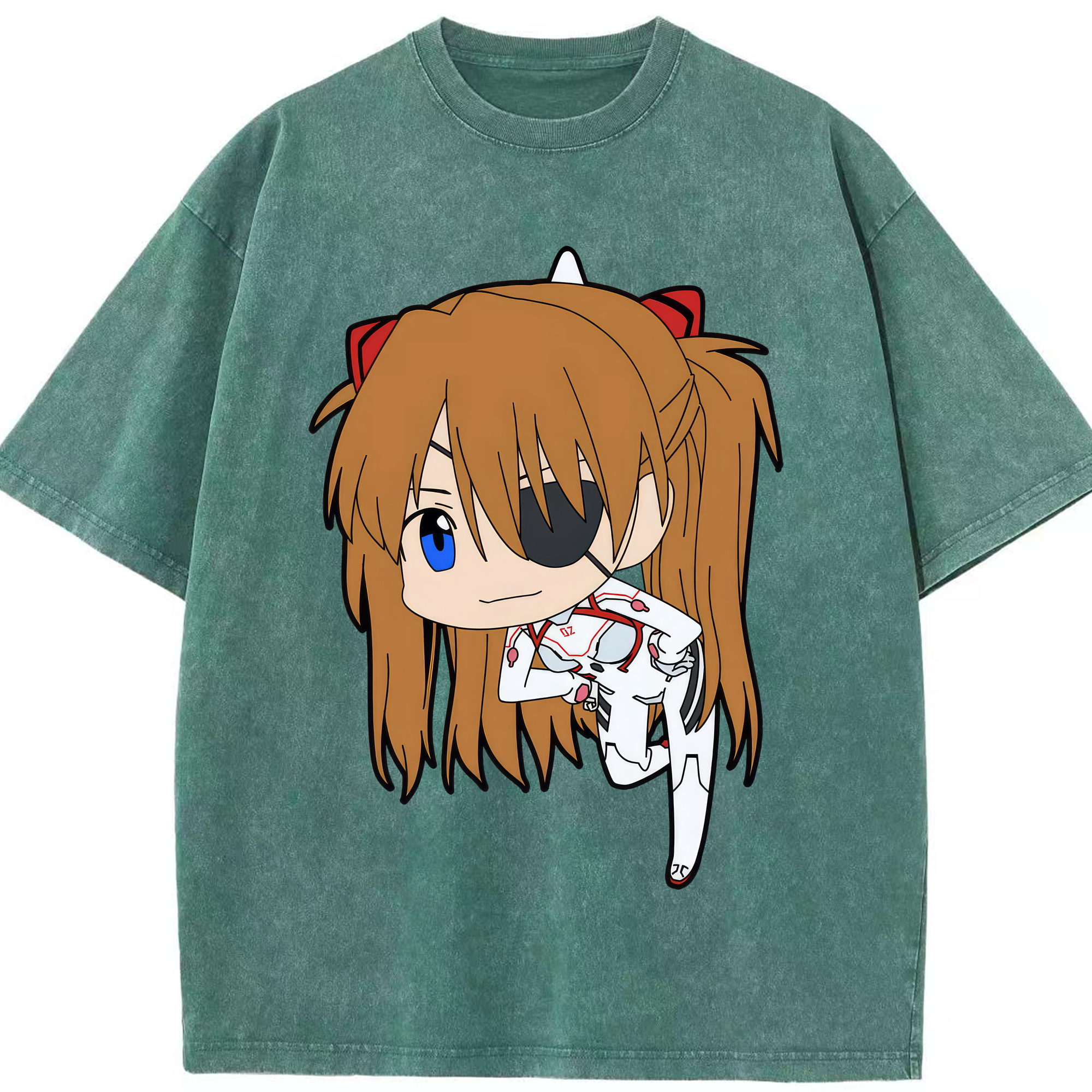 （画像用） EVA 新世紀エヴァンゲリオン 綿100% ヴィンテージ風 半袖Tシャツ（フロントプリント）